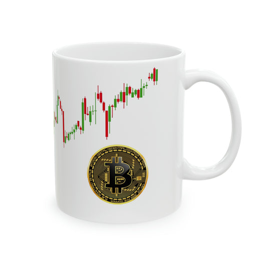 Bullish on BTC Coffee Mug, 11oz