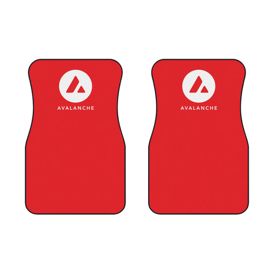 Avalanche (AVAX) Car Mats (2x Front)