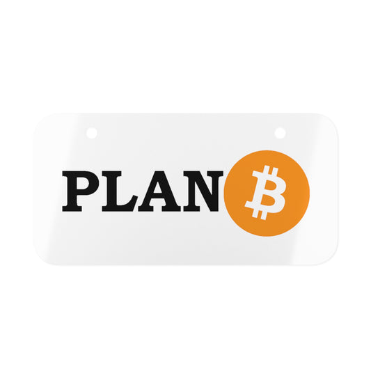 Plan B (BTC) Mini License Plate