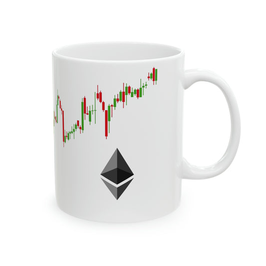 Bullish on ETH Coffee Mug, 11oz