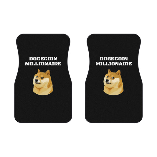 Dogecoin Millionaire (DOGE) Car Mats (2x Front)