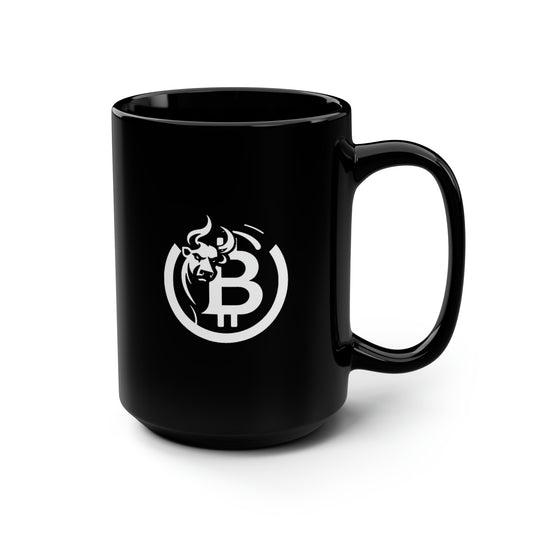 Bullish Apparel™ Black Mug, 15oz