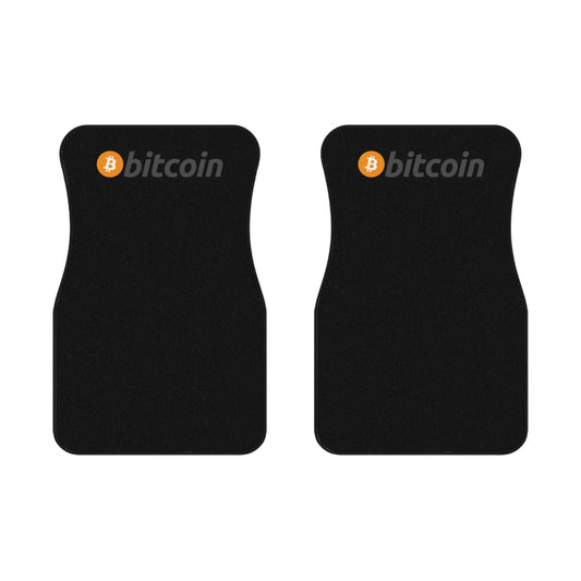 Bitcoin (BTC) Car Mats (2x Front)