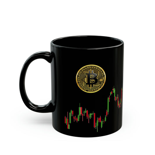 Bullish on Bitcoin (BTC) Coffee Mug, 11oz